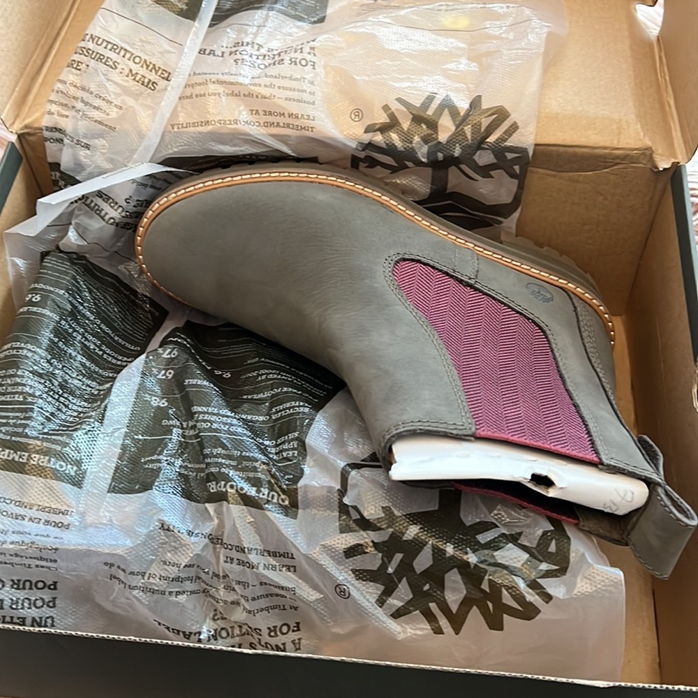 timberland booties COURMAYEUR VALLEY CHELSEA BOOTS green new - Picture 15 of 15